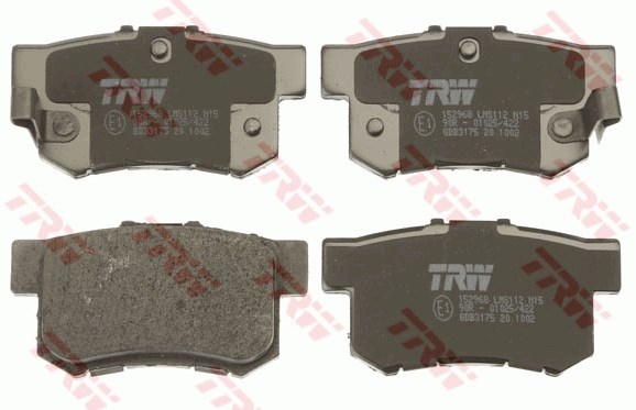 Brake Pad Set, disc brake TRW GDB3175 2