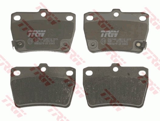 Brake Pad Set, disc brake TRW GDB3279 2