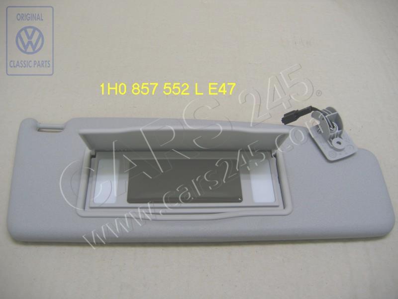Sun visor with illuminated mirror and cover AUDI / VOLKSWAGEN 1H0857552LE47