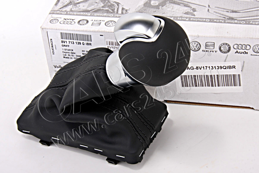 Gearstick grip (leather) AUDI / VOLKSWAGEN 8V1713139QIBR 3
