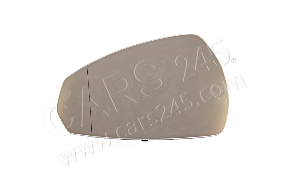 Mirror glass (aspherical- wide angle) with plate left, left lhd, left rhd AUDI / VOLKSWAGEN 8V0857535E