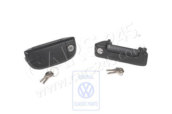 Lock set for right-hand sliding door & rear wing door AUDI / VOLKSWAGEN 721898081