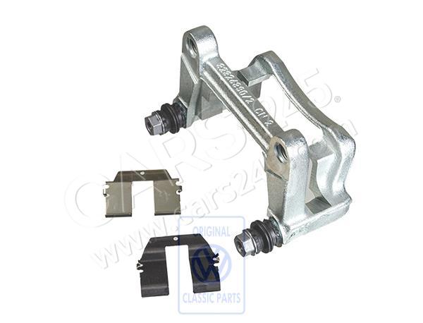 Brake carrier with pad retaining pin AUDI / VOLKSWAGEN 7D0615425B