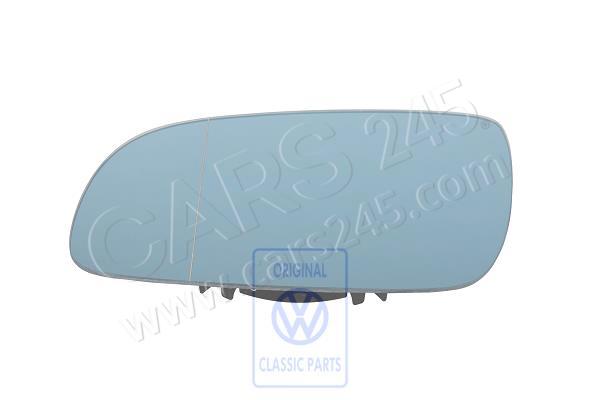 Mirror glass (aspherical- wide angle) heated with carrier plate left lhd AUDI / VOLKSWAGEN 1J1857521G