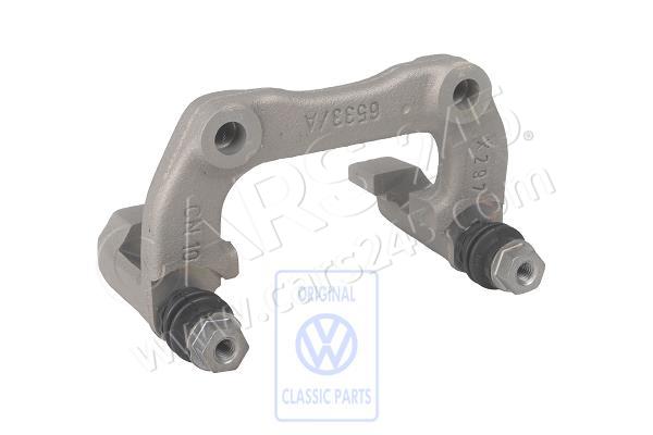 Brake carrier with pad retaining pin left AUDI / VOLKSWAGEN 8N0615425E