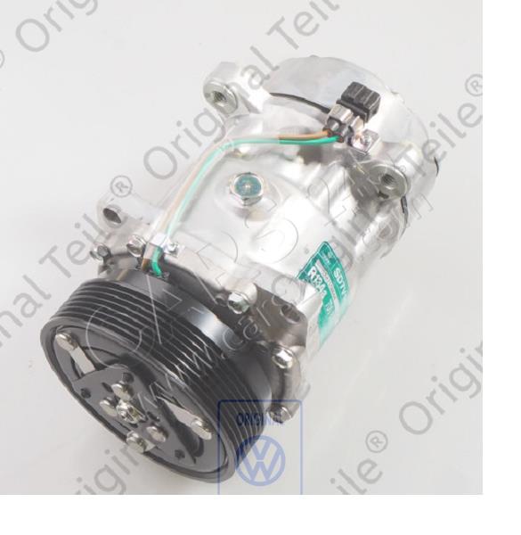 A/c compressor with electro-magnetic coupling AUDI / VOLKSWAGEN 7D0820805E