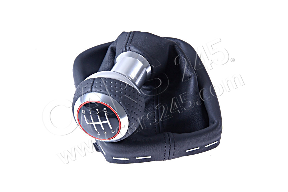 Gearstick knob (alu) with gearstick trim (leather) AUDI / VOLKSWAGEN 8P0863278CHQQX