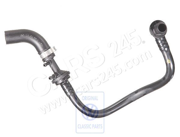 Vacuum pipe with non-return valve lhd AUDI / VOLKSWAGEN 1H1614041B