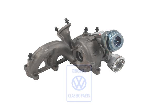 Exhaust manifold with turbo- charger AUDI / VOLKSWAGEN 038253019Q