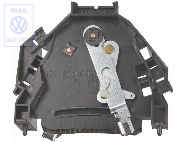 Fresh air and heater controls lhd AUDI / VOLKSWAGEN 191819045A