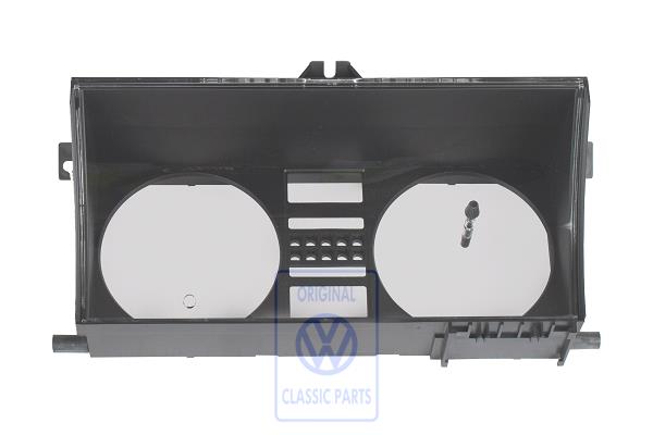 Instrument housing for clock and daily distance recorder AUDI / VOLKSWAGEN 193919053