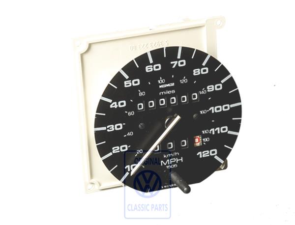 Speedometer with mile trip recorder AUDI / VOLKSWAGEN 193957033A