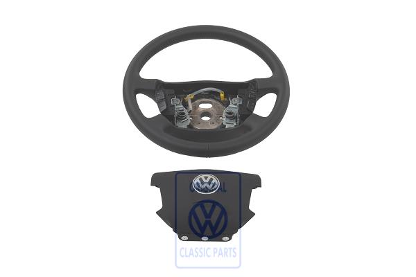 Installation kit for airbag w. steering wheel (leather) AUDI / VOLKSWAGEN 1J0898203E74