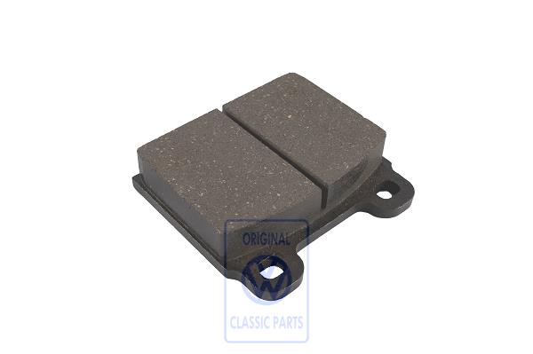 1 set of brake pads for disk brake AUDI / VOLKSWAGEN 251698151D