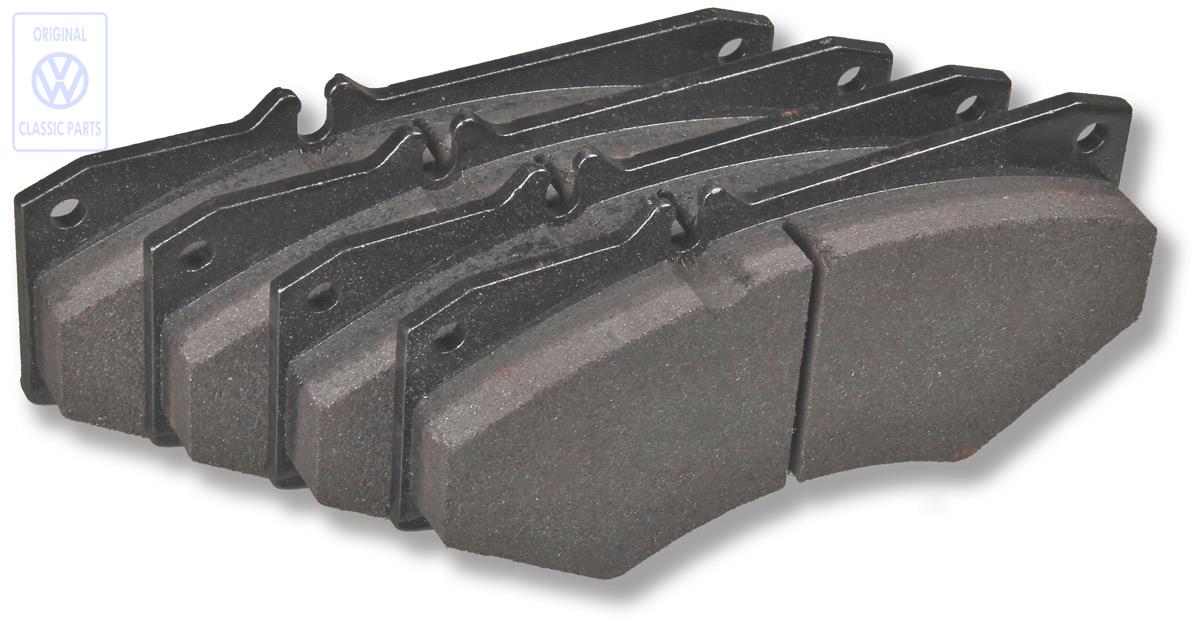 1 set of brake pads for disk brake AUDI / VOLKSWAGEN 291698151A