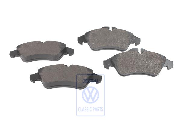 1 set of brake pads for disk brake AUDI / VOLKSWAGEN 2D0698151