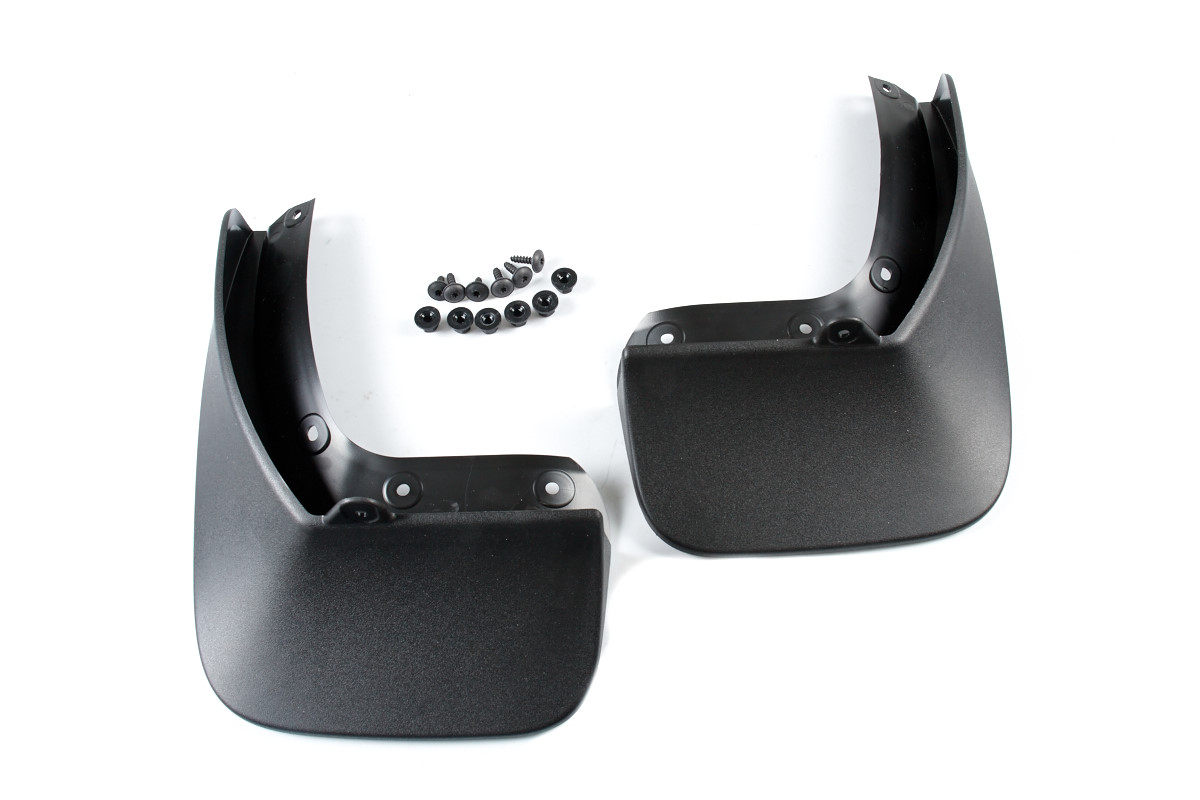 1 set: mud flaps (left and right) rear AUDI / VOLKSWAGEN 5G0075101