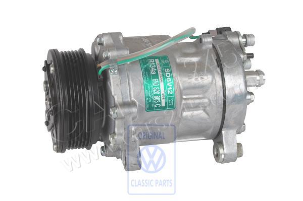 A/c compressor with electro-magnetic coupling AUDI / VOLKSWAGEN 6N0820803C