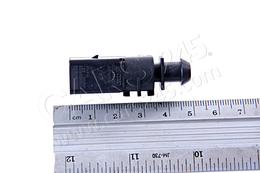 Flat connector housing with contact locking mechanism 2 pin AUDI / VOLKSWAGEN 8D0973822 3