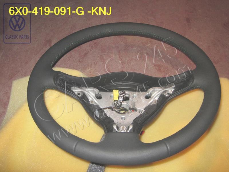 Steering wheel (leather) AUDI / VOLKSWAGEN 6X0419091GKNJ