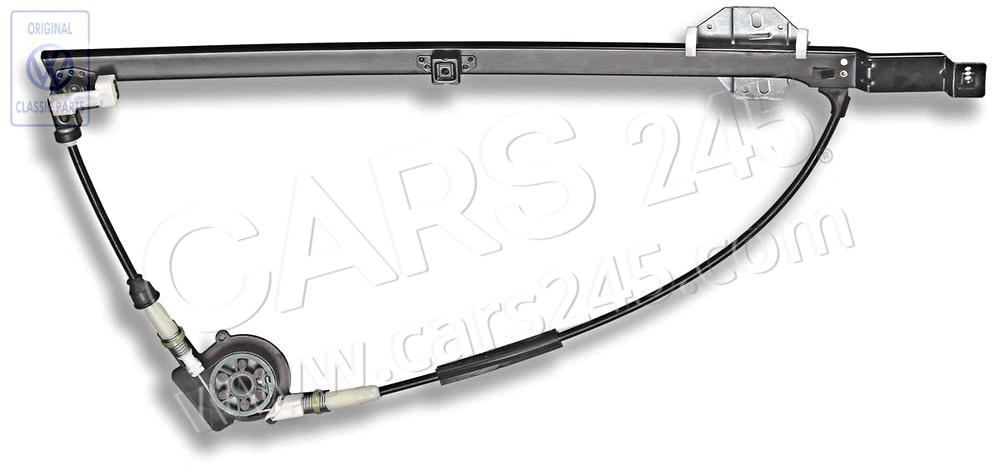 Window regulator without motor right AUDI / VOLKSWAGEN 701837462A