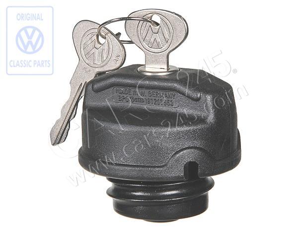 Cap, lockable, not for one key locking system for fuel tank SEAT 191201551A