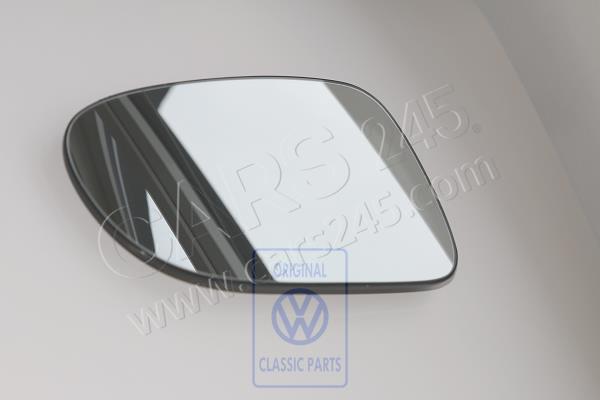 Mirror glass (aspherical- wide angle) with plate left lhd SEAT 7M0857521D 2