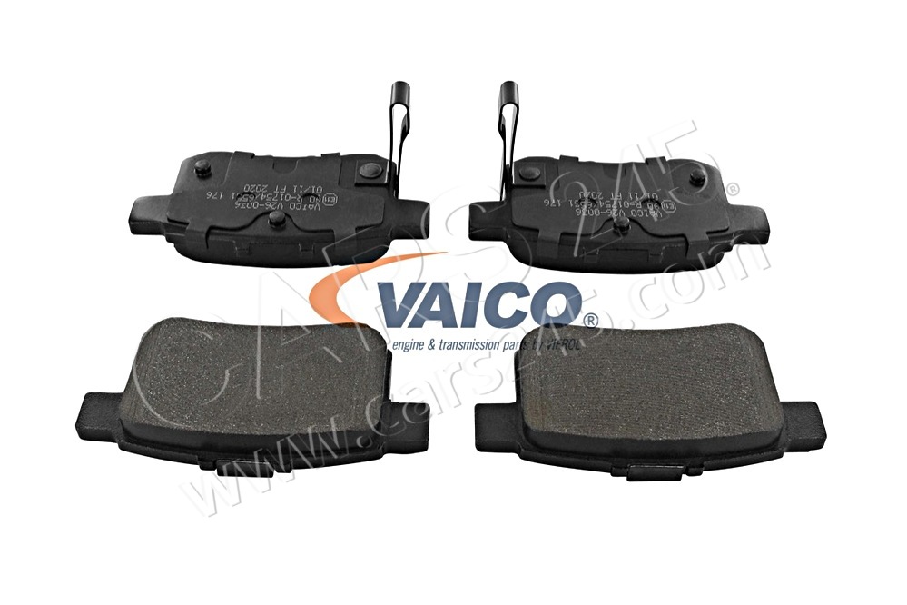 Brake Pad Set, disc brake VAICO V26-0036