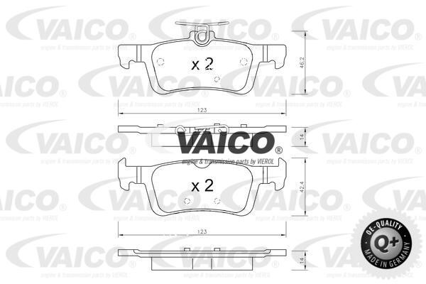 Brake Pad Set, disc brake VAICO V25-2113 2