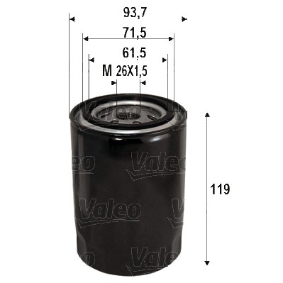 Oil Filter VALEO 586090