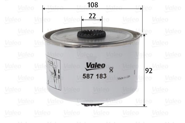 Fuel Filter VALEO 587183