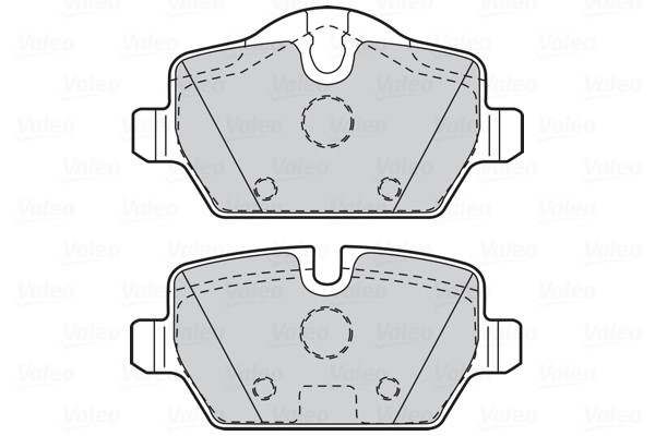 Brake Pad Set, disc brake VALEO 302051 2