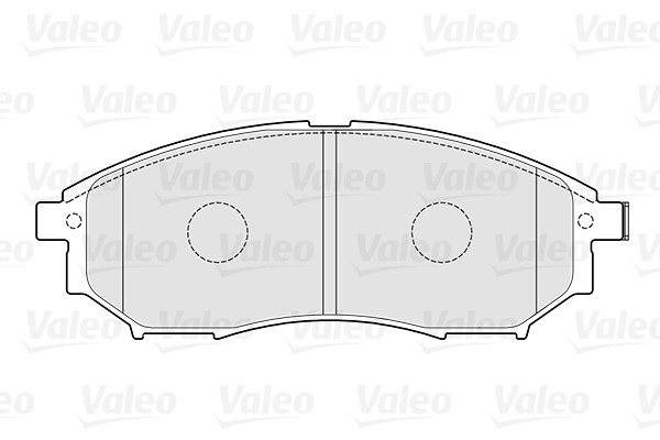 Brake Pad Set, disc brake VALEO 301337 2