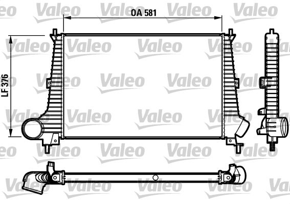 Charge Air Cooler VALEO 817275