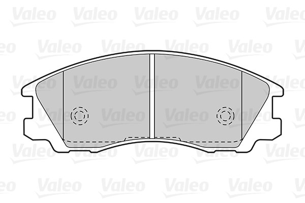Brake Pad Set, disc brake VALEO 301506 2