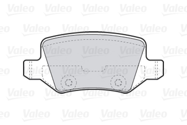 Brake Pad Set, disc brake VALEO 301583 2