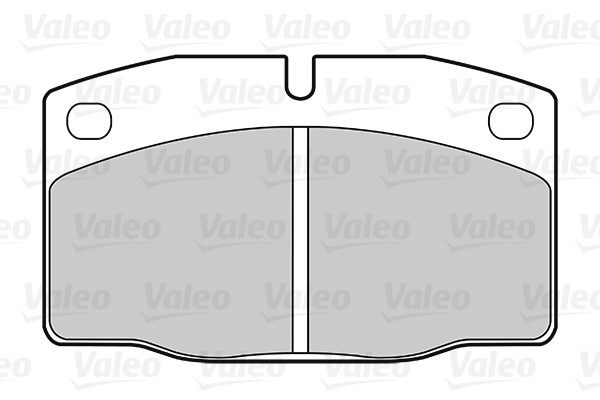 Brake Pad Set, disc brake VALEO 301182 2