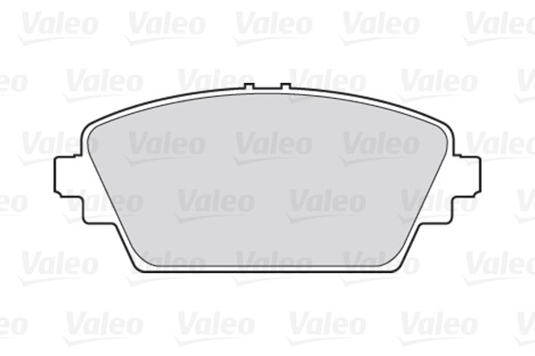 Brake Pad Set, disc brake VALEO 301436 2