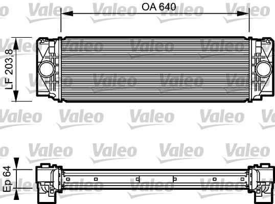 Charge Air Cooler VALEO 818732