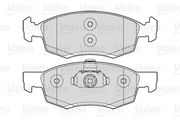 Brake Pad Set, disc brake VALEO 301017 2