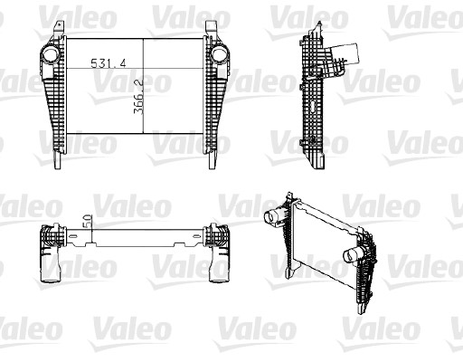 Charge Air Cooler VALEO 818778