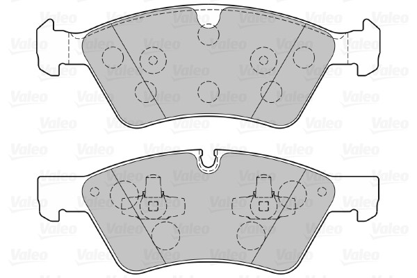 Brake Pad Set, disc brake VALEO 301107 2
