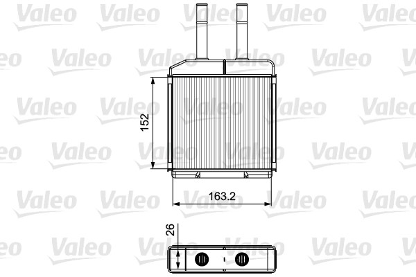 Heat Exchanger, interior heating VALEO 811522