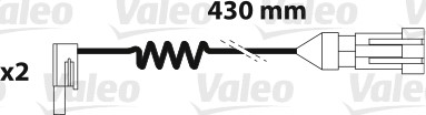 Warning Contact, brake pad wear VALEO 882337