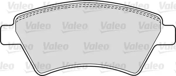 Brake Pad Set, disc brake VALEO 598526 2