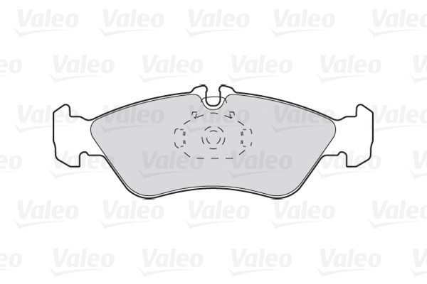 Brake Pad Set, disc brake VALEO 301046 2