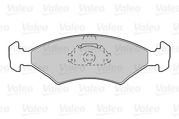 Brake Pad Set, disc brake VALEO 301212 2