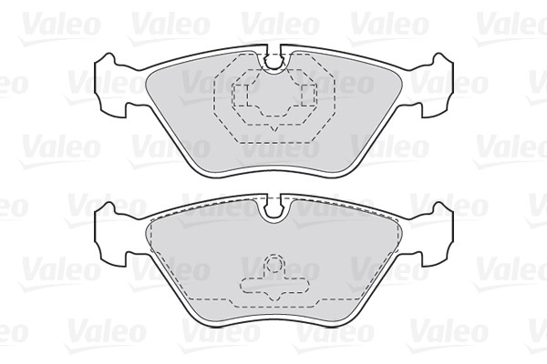 Brake Pad Set, disc brake VALEO 301616 2