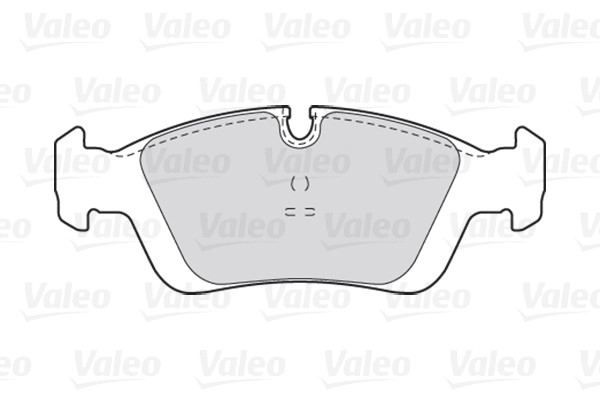 Brake Pad Set, disc brake VALEO 301018 2