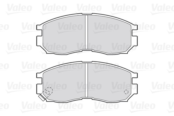 Brake Pad Set, disc brake VALEO 301625 2